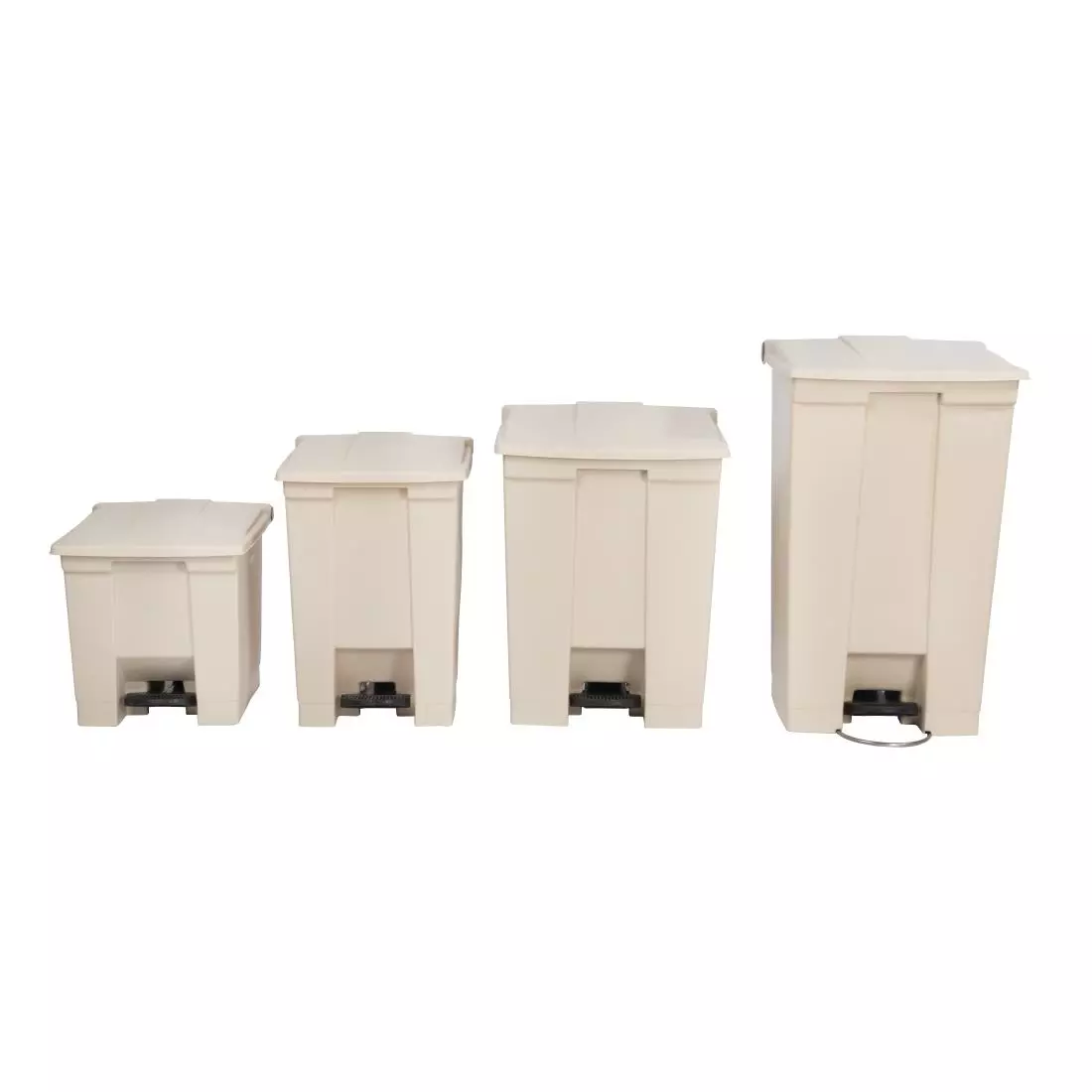 Een Rubbermaid afvalcontainer beige 87L koop je bij ShopXPress