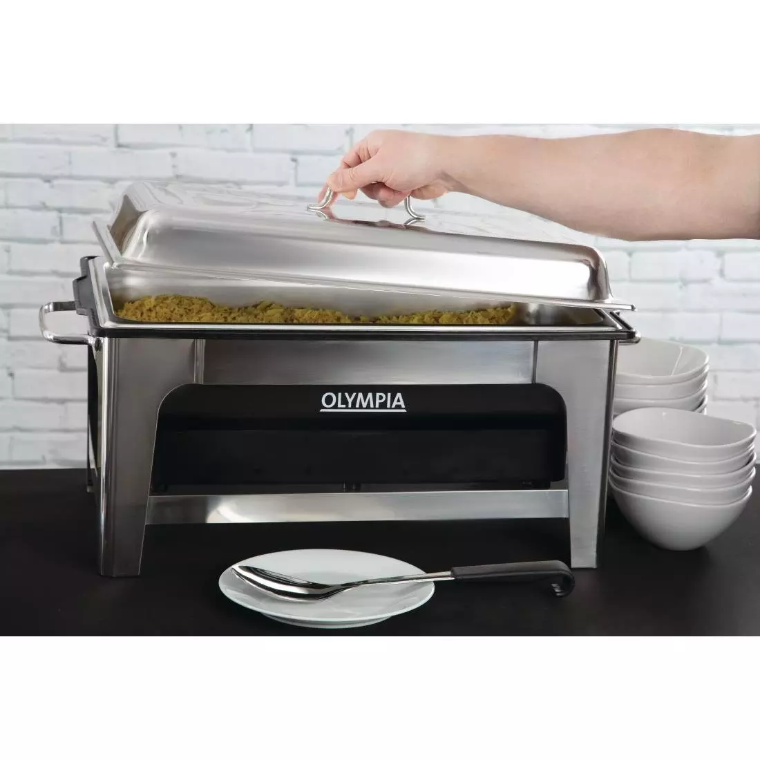 Een Olympia elektrische chafing dish GN 1/1 koop je bij ShopXPress