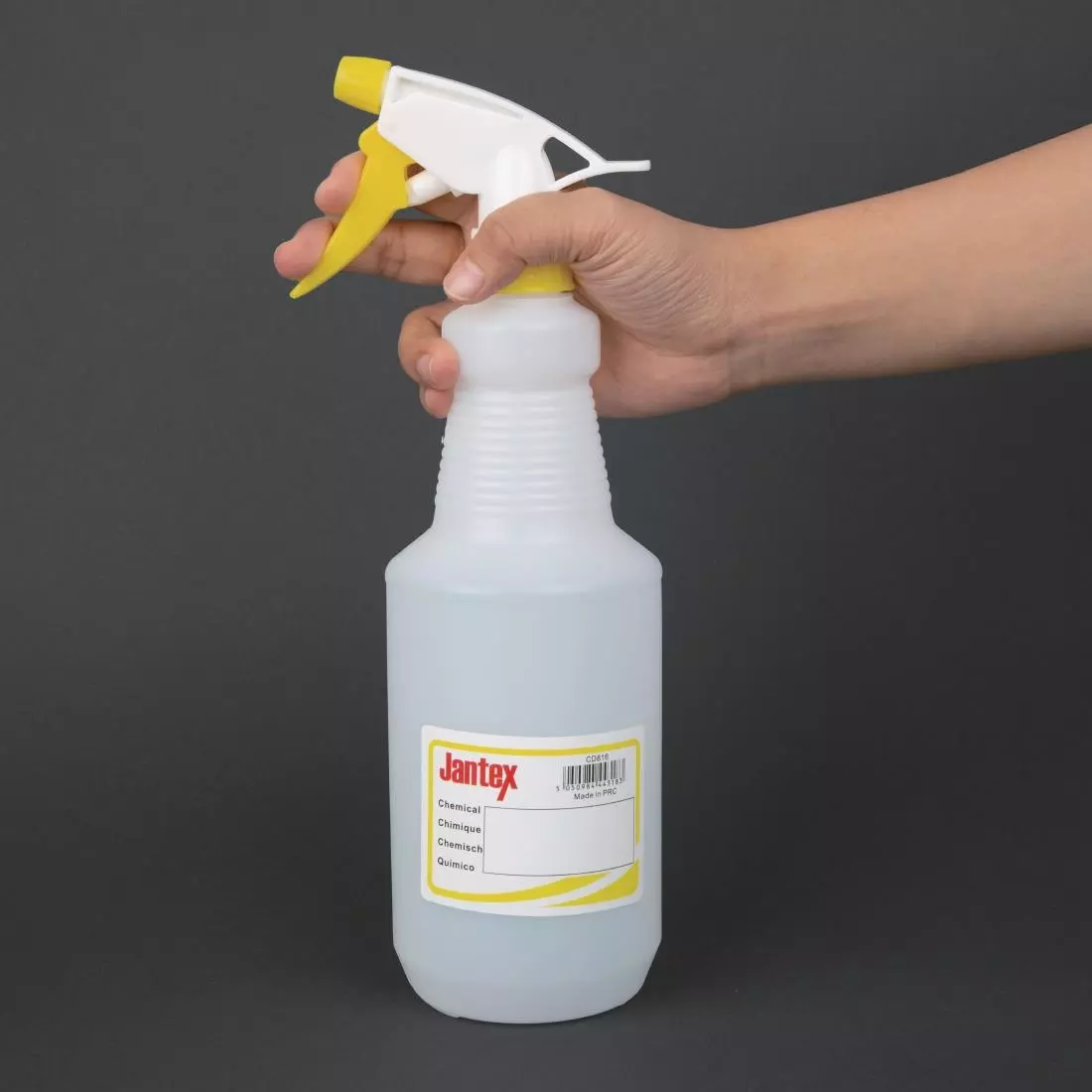 Een Jantex kleurcode sprayfles geel 750ml koop je bij ShopXPress