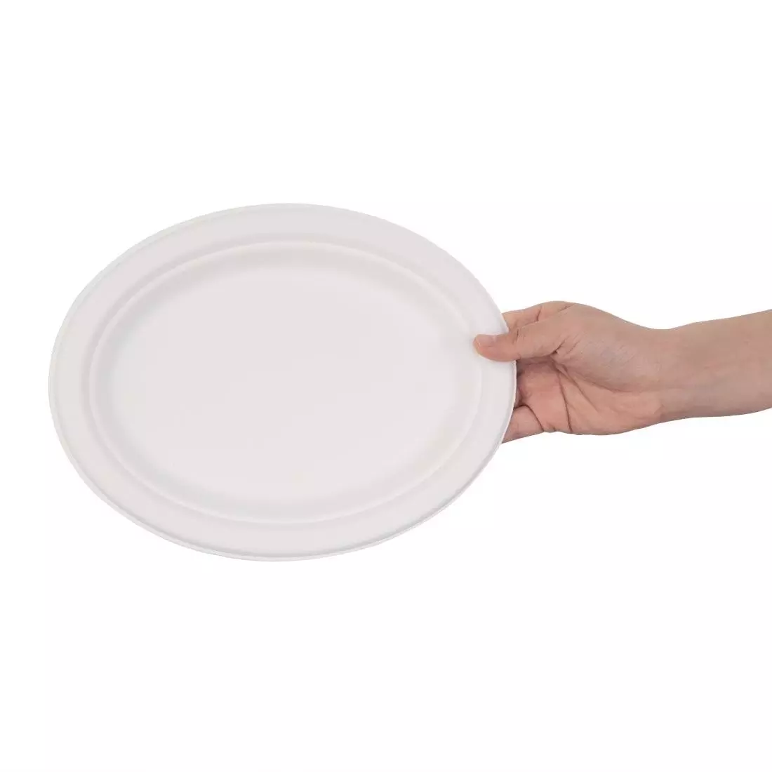 Een Fiesta Compostable composteerbare bagasse borden ovaal 198mm (50 stuks) koop je bij ShopXPress