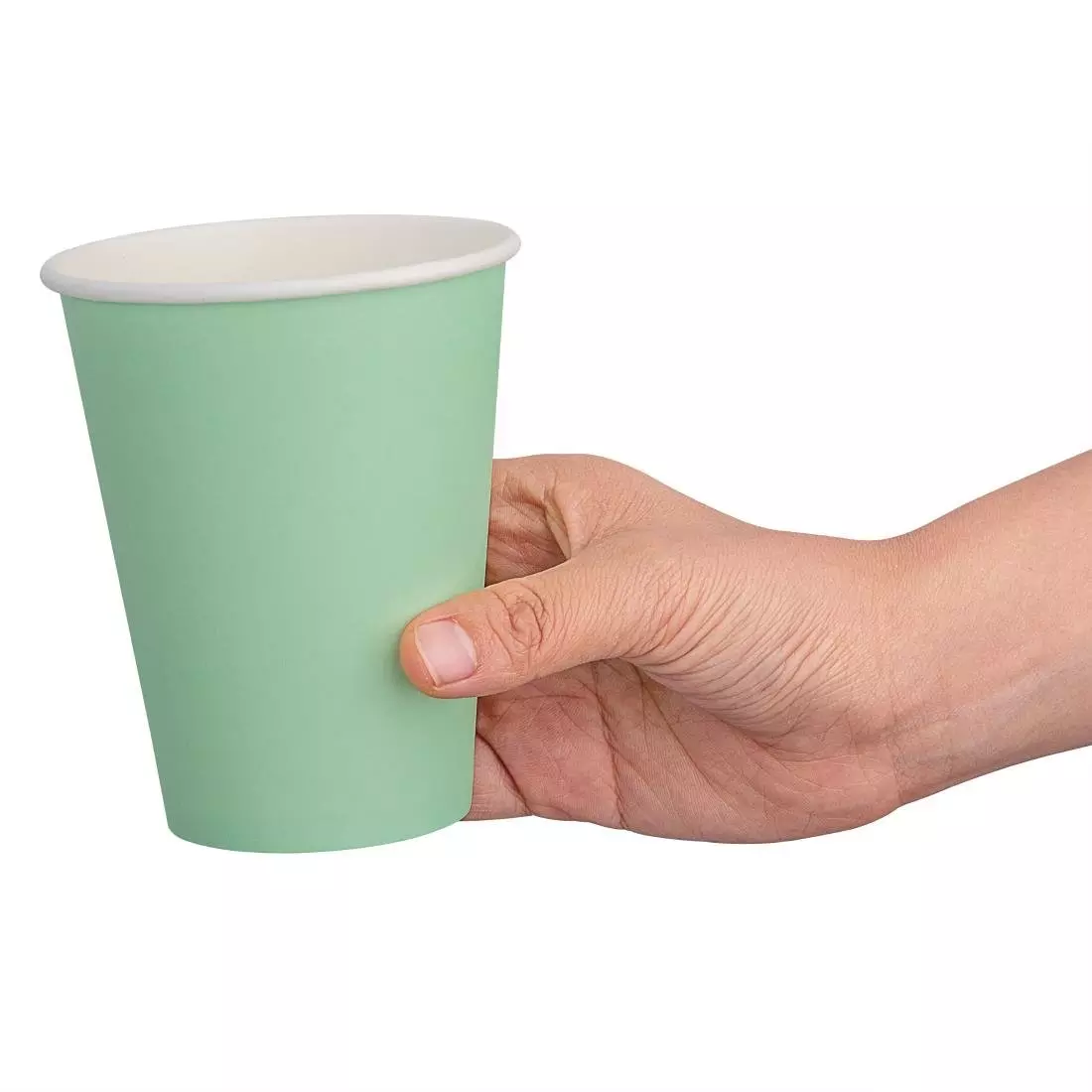 Een Fiesta Recyclable koffiebekers enkelwandig turquoise 340ml (1000 stuks) koop je bij ShopXPress