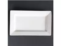 Een Olympia Lumina rechthoekige schalen met brede rand 25,7x15,5cm (4 stuks) koop je bij ShopXPress