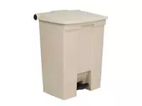 Een Rubbermaid pedaalemmer beige 68L koop je bij ShopXPress