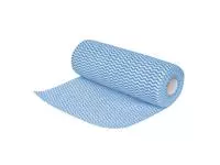 Een Jantex non-woven schoonmaakdoekjes 25 x 33cm blauw (100 stuks) koop je bij ShopXPress