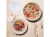 Een Fiesta Compostable composteerbare bagasse kommen rond 310ml (50 stuks) koop je bij ShopXPress