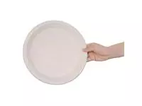 Een Fiesta Compostable composteerbare bagasse borden rond 261mm ongekleurd (50 stuks) koop je bij ShopXPress