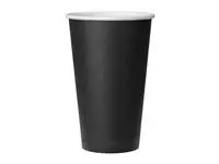 Een Fiesta Recyclable koffiebeker enkelwandig zwart 455ml (1000 stuks) koop je bij ShopXPress