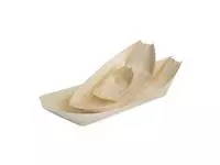 Een Fiesta Compostable biologisch afbreekbare houten serveerbootjes 190mm (100 stuks) koop je bij ShopXPress