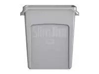 Een Rubbermaid Slim Jim container met luchtsleuven 60L koop je bij ShopXPress