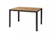 Een Bolero rechthoekige stalen en acaciahouten tafel 120x80cm koop je bij ShopXPress