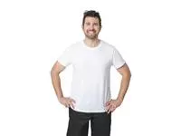 Een Unisex T-shirt wit L koop je bij ShopXPress