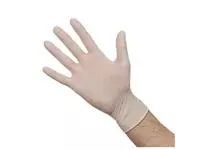 Een Latex handschoenen wit gepoederd S (100 stuks) koop je bij ShopXPress