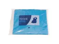 Een Disposable polyethyleen halterschorten 14,5 micron blauw (100 stuks) koop je bij ShopXPress