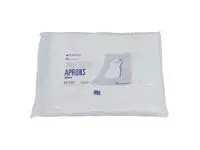 Een Disposable polyethyleen halterschorten 14,5 micron wit (100 stuks) koop je bij ShopXPress