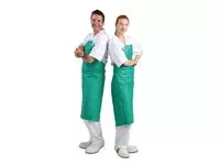 Een Whites PVC nylon halterschort groen koop je bij ShopXPress