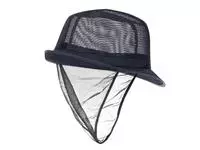 Een Trilby hoed met haarnetje blauw M koop je bij ShopXPress