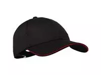 Een Chef Works Cool Vent baseball cap zwart en rood koop je bij ShopXPress