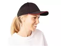 Een Chef Works Cool Vent baseball cap zwart en rood koop je bij ShopXPress