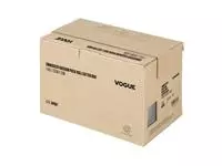 Een Vogue vacuümverpakkingsrol met snijbox (reliëf) 200 mm breed koop je bij ShopXPress