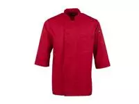 Een Chef Works unisex koksbuis rood S koop je bij ShopXPress