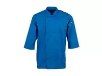 Een Chef Works unisex koksbuis blauw L koop je bij ShopXPress