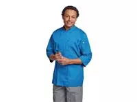 Een Chef Works unisex koksbuis blauw L koop je bij ShopXPress