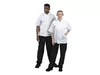 Een Whites Boston unisex koksbuis korte mouw wit XL koop je bij ShopXPress