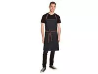 Een Chef Works Urban Memphis halterschort zwart koop je bij ShopXPress