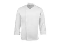 Een Chef Works Urban Hartford unisex koksbuis met rits lange mouw wit XS koop je bij ShopXPress