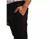 Een Slim fit stretch cargo broek zwart 34 koop je bij ShopXPress