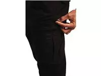 Een Slim fit stretch cargo broek zwart 34 koop je bij ShopXPress