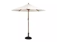 Een Bolero ronde parasol creme 2,5 meter koop je bij ShopXPress