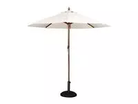 Een Bolero ronde parasol creme 3m koop je bij ShopXPress