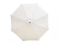 Een Bolero ronde parasol creme 3m koop je bij ShopXPress