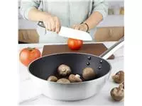 Een Vogue Teflon Platinum Plus anti-aanbak inductie sauteuse 24cm koop je bij ShopXPress