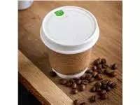 Een Vegware 79-Serie composteerbare koffiebeker deksels (1000 stuks) koop je bij ShopXPress