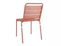 Een Bolero terracotta gelateerde stalen zijstoelen (4 stuks) koop je bij ShopXPress