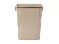 Een recycling afvalbak beige 56L koop je bij ShopXPress