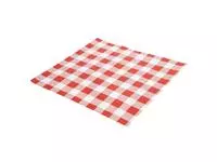 Een Rood Gingham vetvrij papier 25x25cm (200 stuks) koop je bij ShopXPress