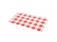 Een Rood Gingham vetvrij papier 19x31cm (200 stuks) koop je bij ShopXPress