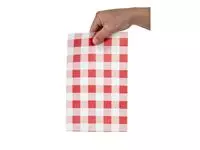 Een Rood Gingham vetvrij papier 19x31cm (200 stuks) koop je bij ShopXPress