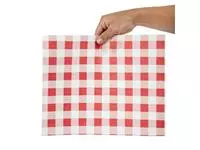 Een Rood Gingham vetvrij papier 31x38cm (200 stuks) koop je bij ShopXPress