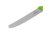 Een Victorinox gekarteld tomatenmes groen 11cm koop je bij ShopXPress