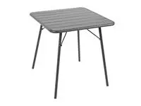 Een Bolero vierkante stalen tafel grijs 70cm koop je bij ShopXPress