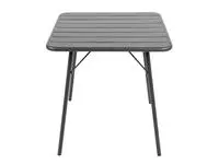 Een Bolero vierkante stalen tafel grijs 70cm koop je bij ShopXPress