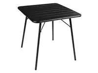 Een Bolero vierkante stalen tafel zwart 70cm koop je bij ShopXPress