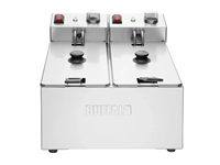 Een Buffalo dubbele friteuse 2x3L 2000W koop je bij ShopXPress