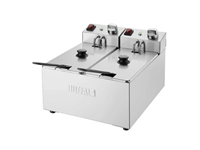 Een Buffalo dubbele friteuse 2x3L 2000W koop je bij ShopXPress