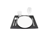 Een Securit Leather Range Raw Bonded lederen placemat koop je bij ShopXPress