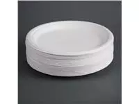 Een Fiesta Compostable composteerbare bagasse borden 26cm (50 stuks) koop je bij ShopXPress